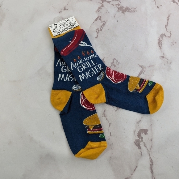 Primitives by Kathy Socks for Women Awesome Grill Master Cheeseburger Beer - Picture 1 of 7